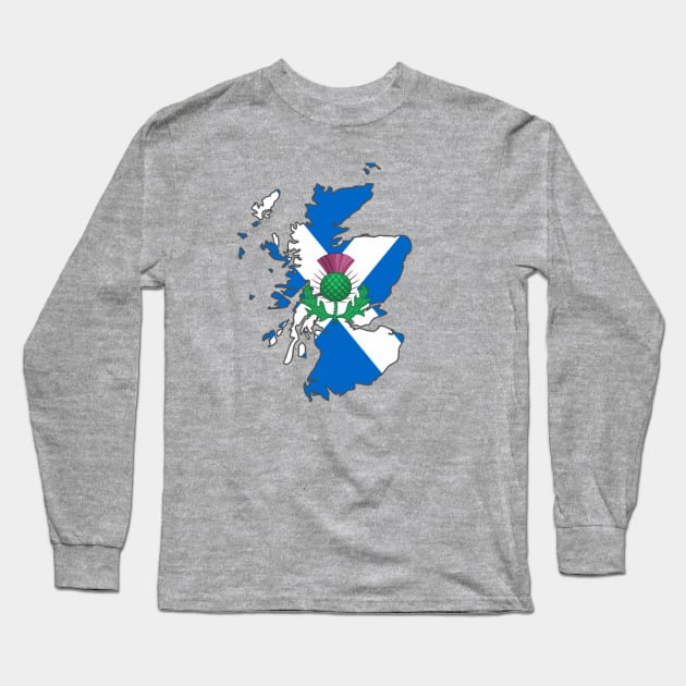 Scottish Pride Long Sleeve T-Shirt by booklover6